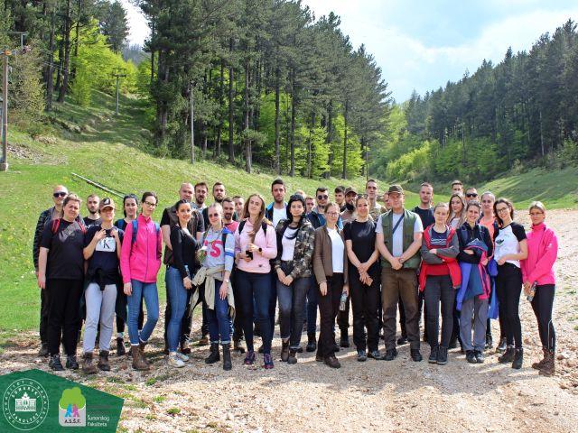 Terenska nastava za studente prve godine drugog ciklusa studija Šumarskog fakulteta UNSA